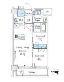 J.GRAN Court 品川西大井WEST 516 間取り図