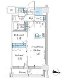 J.GRAN Court 品川西大井WEST 317 間取り図