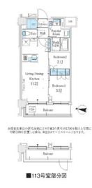 J.GRAN Court 品川西大井WEST 113 間取り図