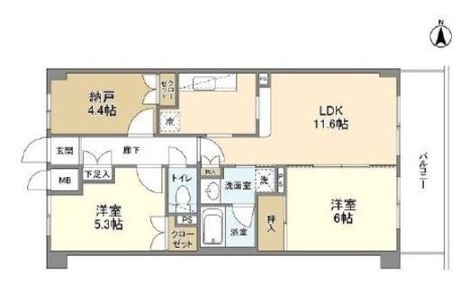 グランフォンテ 410 間取り図