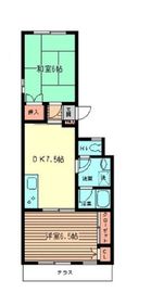 ベルコート代々木上原 101 間取り図
