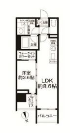 ディヴレ神楽坂 13階 間取り図