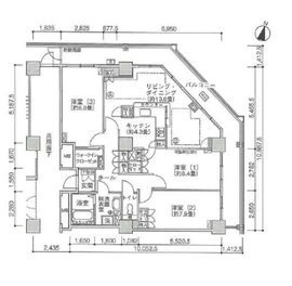 ジェイタワー西大井 4階 間取り図
