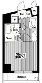 グランド・ガーラ渋谷 13階 間取り図