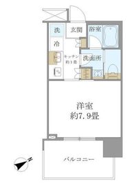 ブリリアタワー浜離宮 14階 間取り図