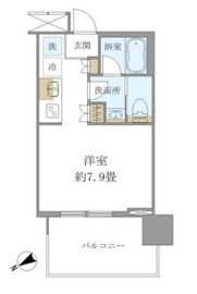 ブリリアタワー浜離宮 4階 間取り図