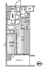 シーズンフラッツ木場 701 間取り図