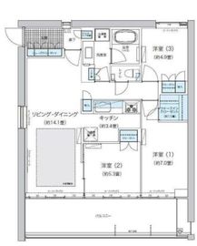 ガーデニエール砧ウエスト 307 間取り図