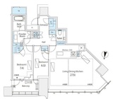 パークコート渋谷ザタワー 35階 間取り図