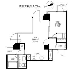 グランド駒沢公園 701 間取り図