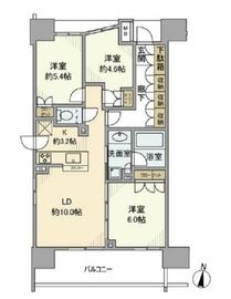 グローリオ清澄白河 9階 間取り図