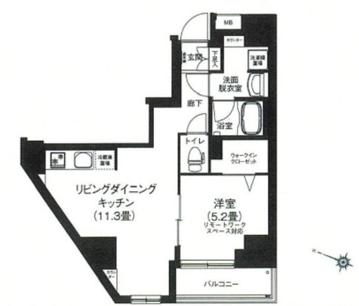 アイルプレミアム本駒込 9階 間取り図