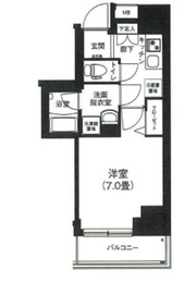 アイルプレミアム本駒込 4階 間取り図