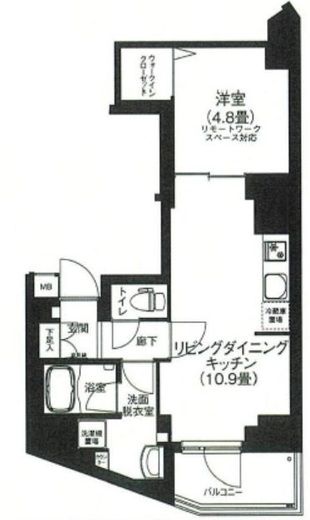 アイルプレミアム本駒込 11階 間取り図