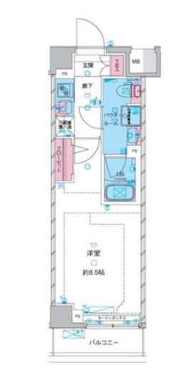 GENOVIA西馬込Ⅲ (ジェノヴィア西馬込Ⅲ) 3階 間取り図