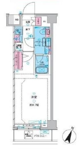 GENOVIA西馬込Ⅲ (ジェノヴィア西馬込Ⅲ) 4階 間取り図