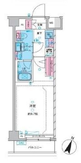 GENOVIA西馬込Ⅲ (ジェノヴィア西馬込Ⅲ) 4階 間取り図