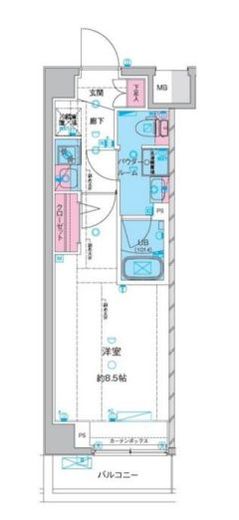 GENOVIA西馬込Ⅲ (ジェノヴィア西馬込Ⅲ) 4階 間取り図