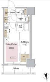 アーバネックス新御徒町 202 間取り図