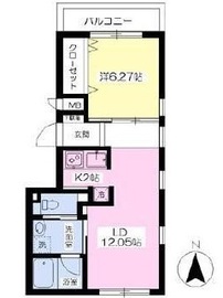 アルクス三田イースト 401 間取り図