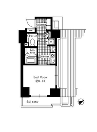 レガーロ新橋 1302 間取り図