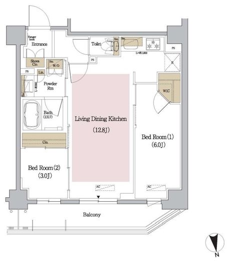 アーバネックス新御徒町 1001 間取り図