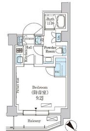 パークアクシス板橋MUSE 304 間取り図