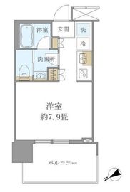 ブリリアタワー浜離宮 6階 間取り図