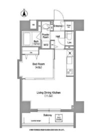 コンフォリア町屋 602 間取り図