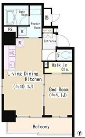 イエリ川崎 502 間取り図