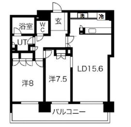 ファミールコート白金タワーズ 5階 間取り図