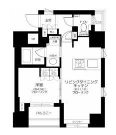 パークリュクス銀座mono 5階 間取り図
