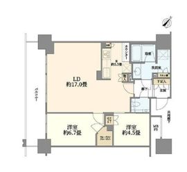 ブランズタワーみなとみらい 22階 間取り図