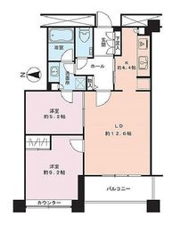 東京シーサウスブランファーレ 24階 間取り図
