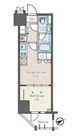 ベルファース大森South 1103 間取り図