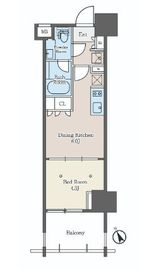 ベルファース大森South 1005 間取り図