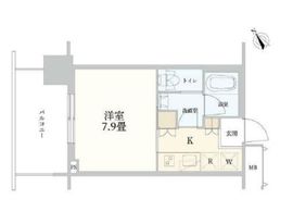 ブリリアタワー浜離宮 17階 間取り図