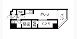 シーズンフラッツ蔵前清澄通り 204 間取り図