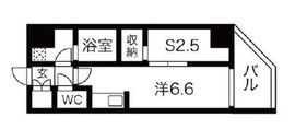 シーズンフラッツ蔵前清澄通り 802 間取り図