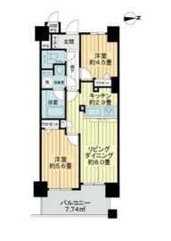 ライオンズマンション白金台 2階 間取り図