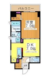 レジデンス神楽坂 201 間取り図