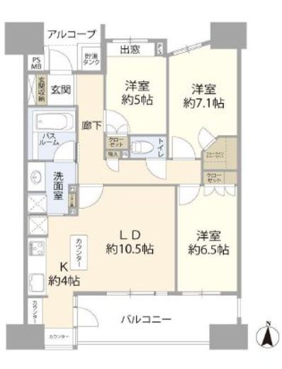 レクセルプラザ東陽町 2階 間取り図