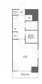 パークウェル麻布十番弐番館 2階 間取り図