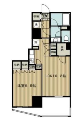 パークホームズ大岡山ラヴィアンコート 302 間取り図