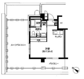 オリンピア代々木 501 間取り図