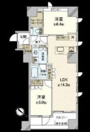 グリーンパーク日本橋堀留町 3階 間取り図