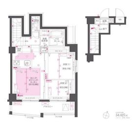 ZOOM渋谷笹塚Second 5階 間取り図