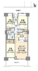 アマックス横浜 11階 間取り図