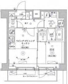 RELUXIA亀戸 (リルシア亀戸) 8階 間取り図