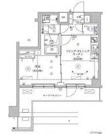 RELUXIA亀戸 (リルシア亀戸) 8階 間取り図